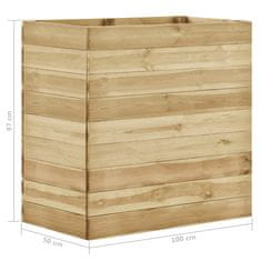 Vidaxl Visoka greda 100x50x97 cm impregnirana borovina