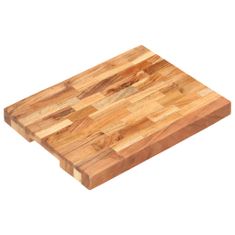 Greatstore Deska za rezanje 40x30x4 cm trden akacijev les