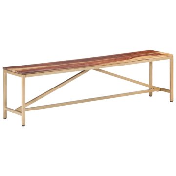 Vidaxl Klop 160 cm iz trdnega palisandra