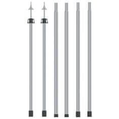 Vidaxl Teleskopske palice za ponjavo 102-260 cm 2 kosa aluminij