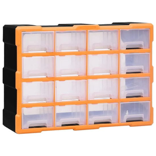 Vidaxl Organizator s 16 predali 52x16x37 cm