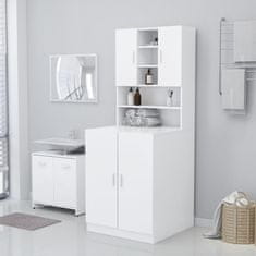 Vidaxl Omara za pralni stroj bela 71x71,5x91,5 cm