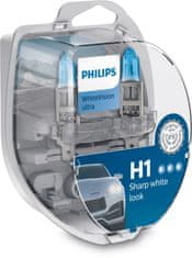 Philips 12V H1 55W P14.5s+W5W White Vision ultra Box