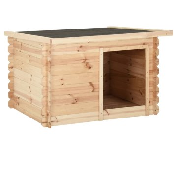 Vidaxl Pasja uta 150x150x82,6 cm trdna borovina 14 mm