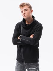 OMBRE Moška jopa s kapuco London UrbanX črna M
