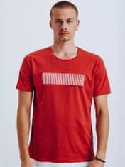 Dstreet moški majica s potiskom Yrodi rdeča XL