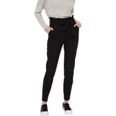 Vero Moda Ženske hlače VMEVA Loose Fit 10205932 Black (Velikost XS/32)