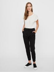 Vero Moda Ženske hlače VMEVA Relaxed Fit 10197909 Black (Velikost S/34)