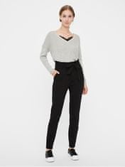 Vero Moda Ženske hlače VMEVA Loose Fit 10205932 Black (Velikost M/30)
