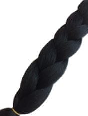 Vipbejba Lasni podaljški za pletenje kitk, #1 črni