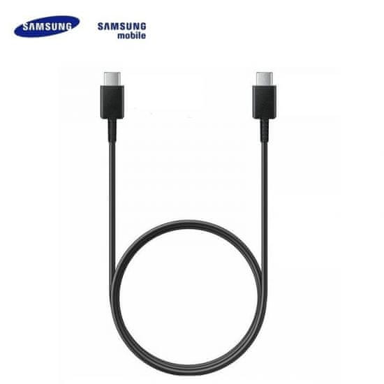 Samsung EF-DG977BBE podatkovni kabel, Tip C na Tip C, Super Fast Charge, 1 m, črn - odprta embalaža