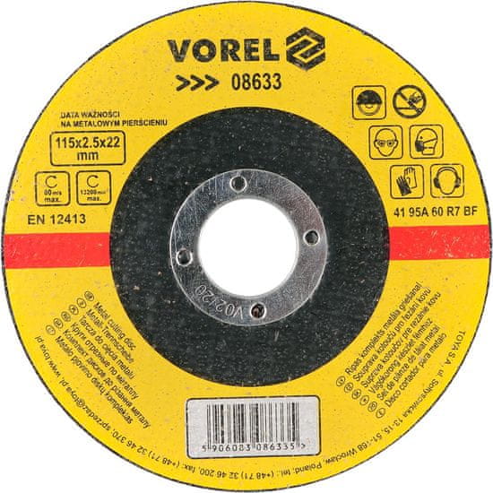 Vorel  Kovinsko kolo 115 x 22 x 2,5 mm