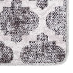 Vidaxl Pralna preproga 120x180 cm večbarvna protizdrsna