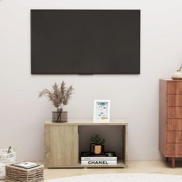 Vidaxl vidaXL TV omarica sonoma hrast 60x24x32 cm material na osnovi lesa