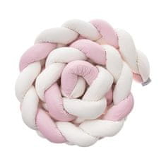 BELISIMA Plašč za otroško posteljico Cop Velvet Cream Pink