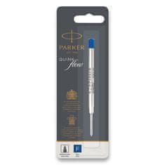Parker QuinkFlow kroglično pero z modro polnitvijo, F
