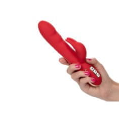 California Ex Novel Grelni ultra soft rabbit vibrator "Jack Rabbit" - rdeč (R12434)