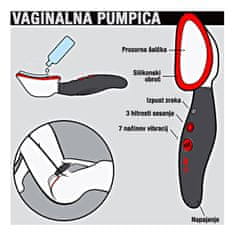 Doc Johnson Avtomatska vibro vaginalna pumpica "Pussy Pump" (R15391)