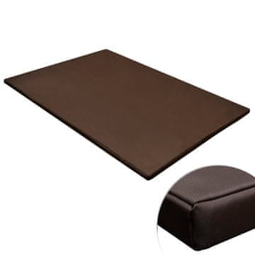Vidaxl vidaXL Pravokotna pasja podloga rjava velikost XL