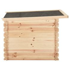 Vidaxl Pasja uta 102,5x88x84 cm trdna borovina 14 mm