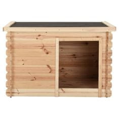 Vidaxl Pasja uta 150x150x82,6 cm trdna borovina 14 mm
