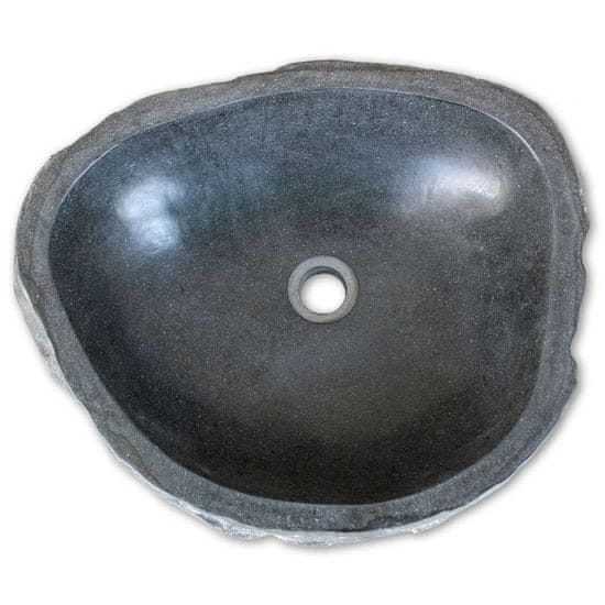 shumee Umivalnik iz rečnega kamna ovalen 30-37 cm