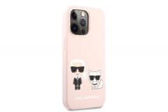 Karl Lagerfeld Full Bodies ovitek za iPhone 13 Mini, silikonska zaščita, roza (KLHCP13SSSKCI )