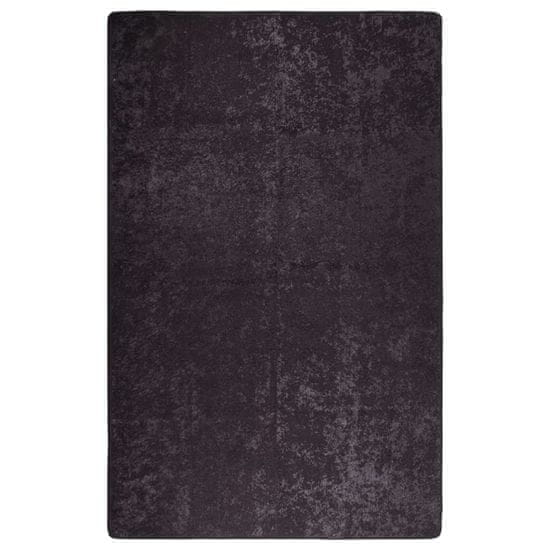 Vidaxl Pralna preproga 80x150 cm antracitna protizdrsna