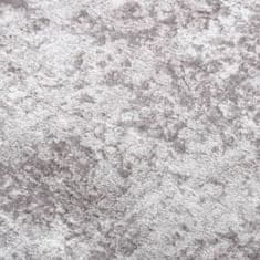 Vidaxl Pralna preproga 190x300 cm siva protizdrsna