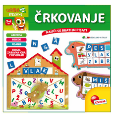 Lisciani igra Črkovanje, slovenski jezik
