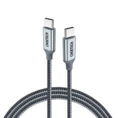 Choetech Kabel USB tip C - USB tip C 5A 100W PowerDelivery 480Mbps 1,8 m siv