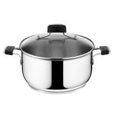 Lagostina Tempra kozica s pokrovom 26cm / 5,4 l / 2 ročaja / inox / indukcija