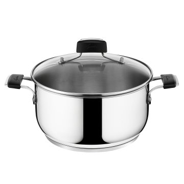 Lagostina Tempra kozica s pokrovom 18cm / 2,3 l / 2 ročaja / inox / indukcija