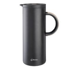 Forever Moka Pots Termo vrč 1l / črn / inox