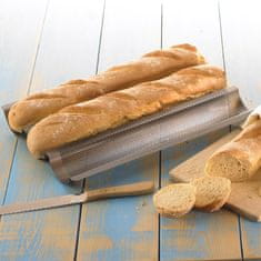 Birkmann 3-delni pekač za baguette, žemlje Laib&Seele 38,5x28cm / ogljikovo jeklo, premaz