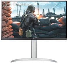 LG 27UP650-W monitor, 4K UHD, IPS (27UP650-W.AEU)