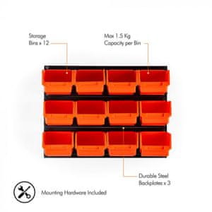 VonHaus 15-delni stenski organizator