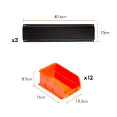 VonHaus 15-delni stenski organizator (3500258)