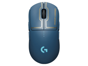 Logitech G PRO miška, brezžična, modra, LOL Wave2 (910-006451)