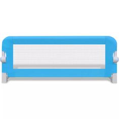 Vidaxl Posteljno varovalo za otroke 102 x 42 cm modro