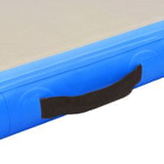 Vidaxl Napihljiva gimnastična podloga s tlačilko 300x100x10 cm modra
