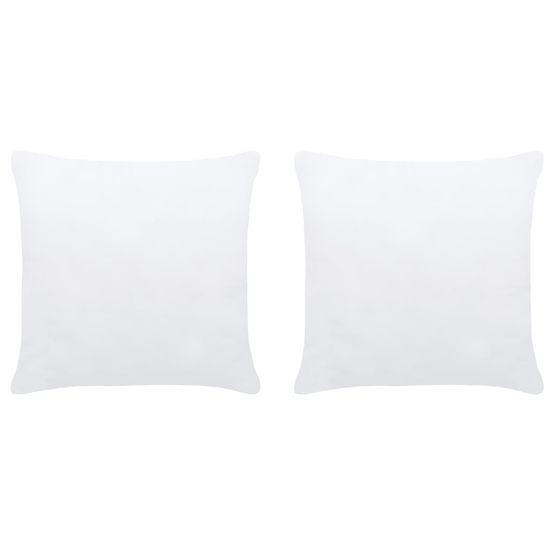 shumee Polnila za blazine 2 kosa 50x50 cm bele barve