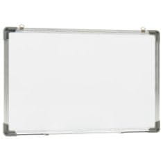Greatstore Magnetna piši-briši tabla bela 60x40 cm jeklo