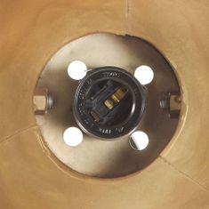 Vidaxl Industrijska stenska svetilka medeninasta 65x25 cm E27