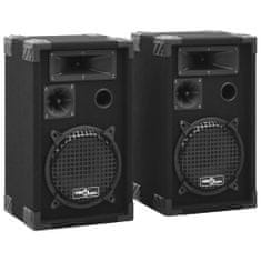 Greatstore Profesionalni pasivni odrski zvočniki 2 kosa 800 W črne barve