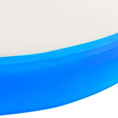 shumee Napihljiva gimnastična podloga s tlačilko 100x100x10 cm modra