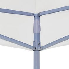 Vidaxl Streha za vrtni šotor 4,5x3 m bela 270 g/m2