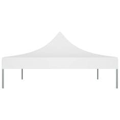 Vidaxl Streha za vrtni šotor 4,5x3 m bela 270 g/m2