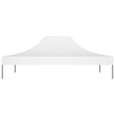 Vidaxl Streha za vrtni šotor 4,5x3 m bela 270 g/m2