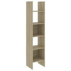 Vidaxl Knjižna omara sonoma hrast 40x35x180 cm iverna plošča